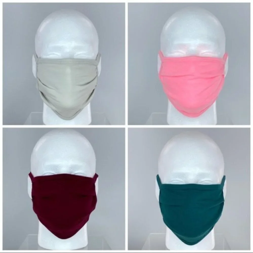 WASHABLE POLY & COTTON MASK New In Package • 27 P